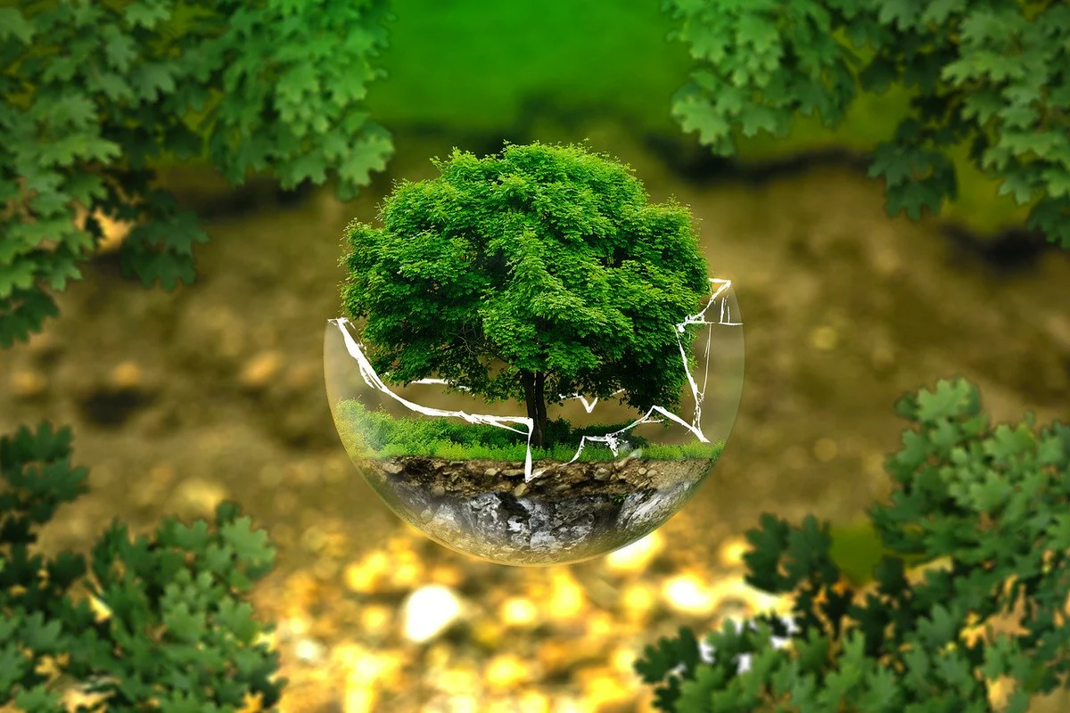 Profesionales revisando indicadores y documentos de gestión ambiental empresarial